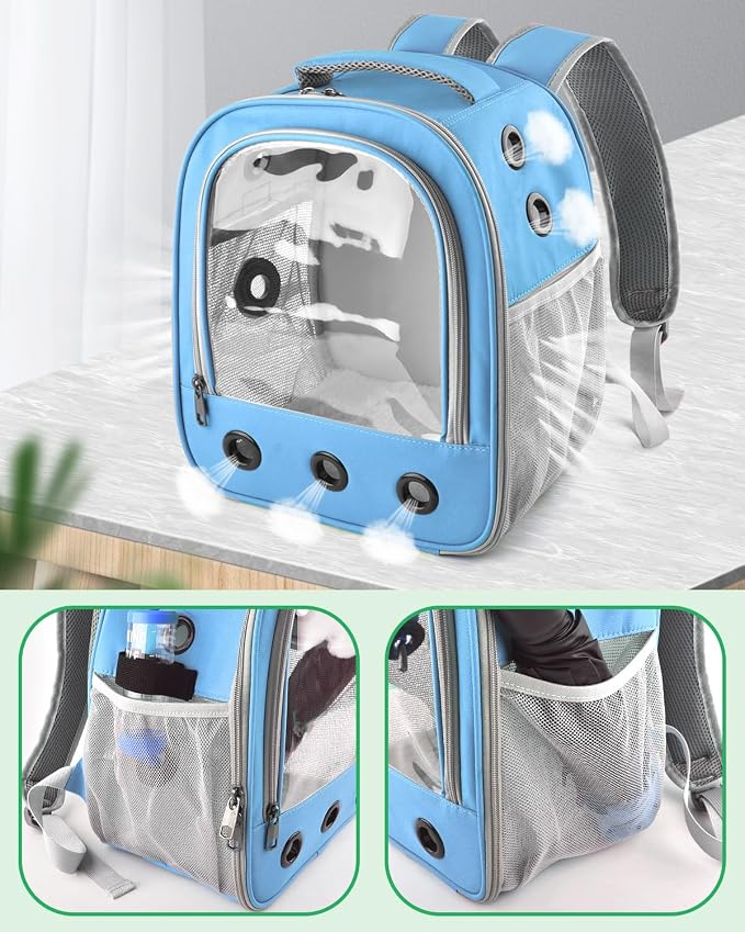 Guinea Pig Carrier Backpack, Portable Rabbit Travel Carring Bag - Image 5