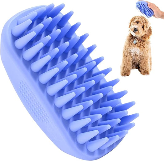 Bath Brush for Pet Grooming & Massage by WeLoveDoodles