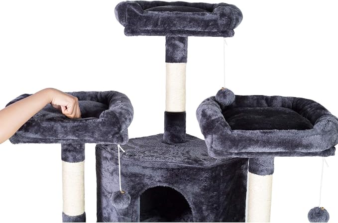 Hey-brother XL Cat Tree, 73.4 inch Cat Tower - Image 4