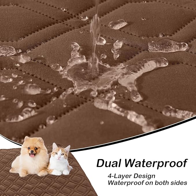 hyha Waterproof Dog Bed Blanket, Soft Pet Blankets, Waterproof Couch Cover - Image 3