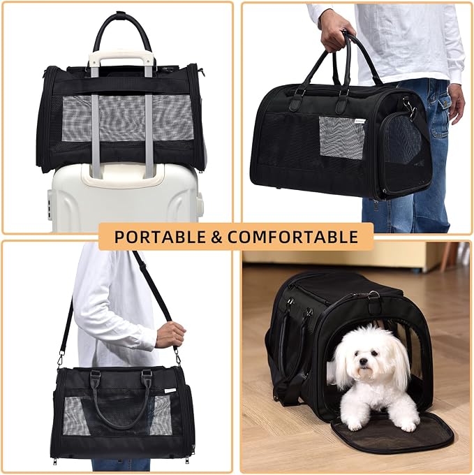 PET MARVEL Cat Carrier Soft Sided Large - Image 5