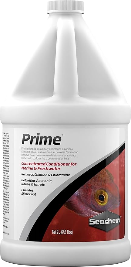 Seachem Prime Water Conditioner, 2 Liter by Seachem+Laboratories%2C+Inc.