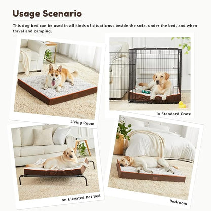 WESTERN HOME WH Large Dog Bed for Large, Medium Dogs, Orthopedic Pet Bed - Image 3