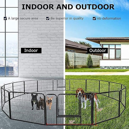 BestPet | Dog Playpen | 24 Inch, 16 Panels | Heavy Duty Metal Pet Exercise Pen - Image 6