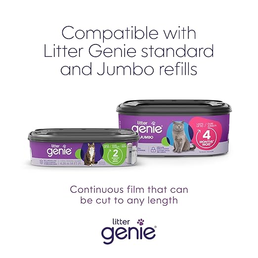 Litter Genie Style Pail Cat Litter Box Waste Disposal System - Image 3