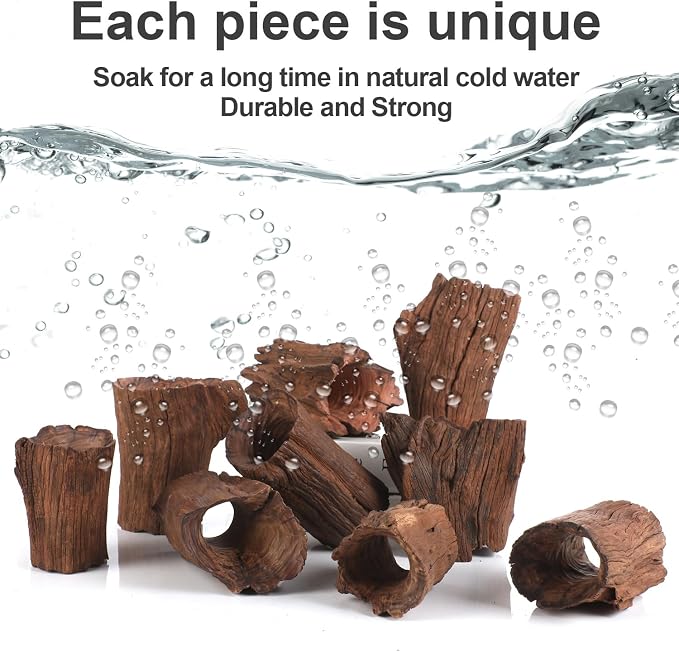 Betta Wood Tunnel Tube, Betta Fish Toys Hideout - Image 2