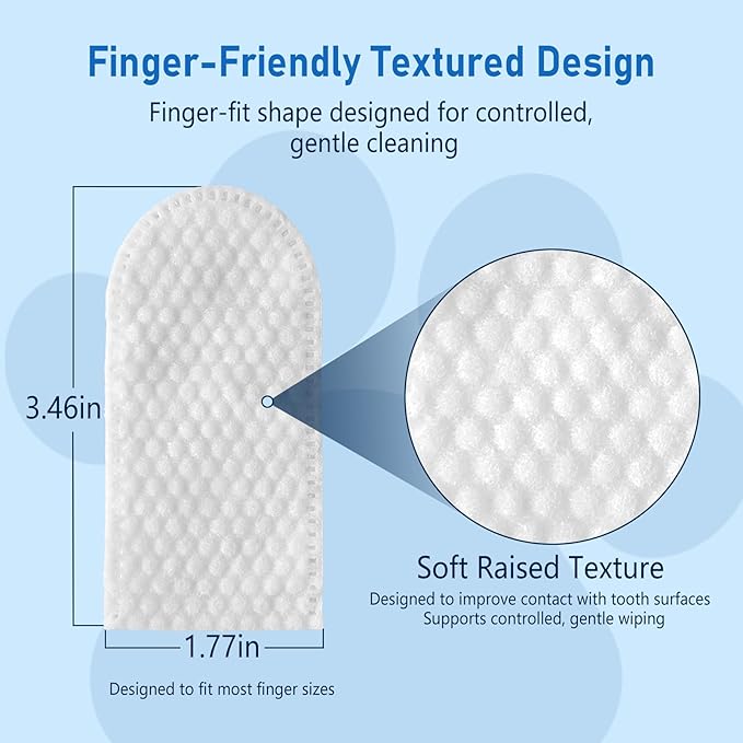 80 Counts Pet Dental Finger Wipes - Image 5