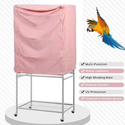 QBLEEV Birdcage Covers, Breathable Parrot Cage Cover Shade, Universal Blackout - Image 3
