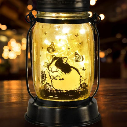 kyoryuger Hamster Gifts for Women/Men Hamster Solar Lanterns Mom Birthday by kyoryuger