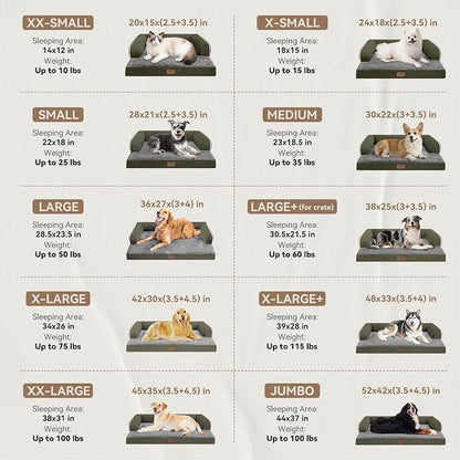 Large Dog Bed Orthopedic Washable - Image 3