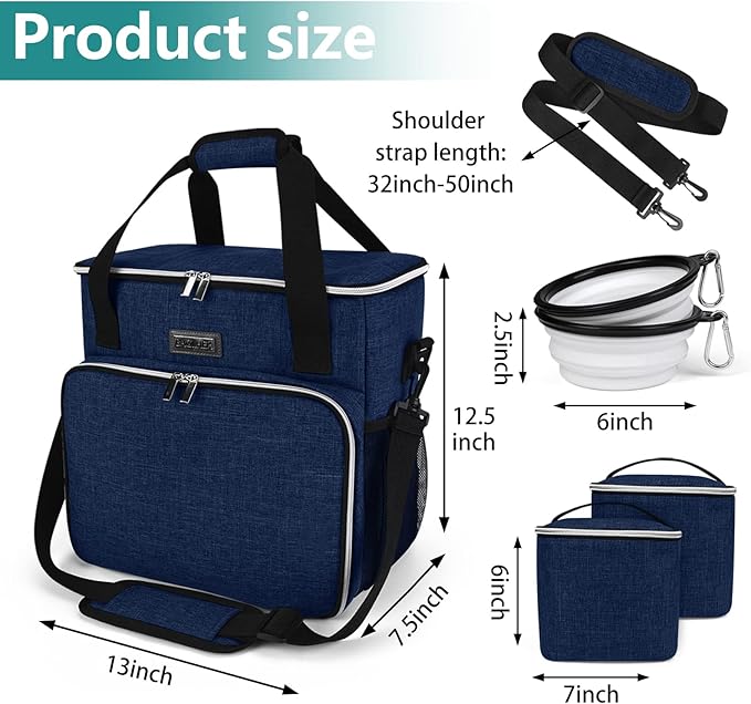 BAGLHER Dog Travel Bag, Pet Travel Bag, - Image 3
