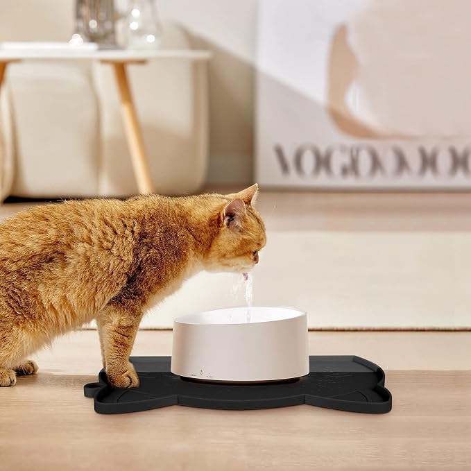 Coomazy Cat Food Mat, Thicker Dog Feeding Mat - Image 7