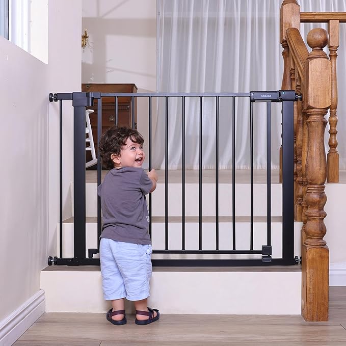 BABELIO Baby Gate for Doorways and Stairs, 41-46" Pet Gate by BABELIO
