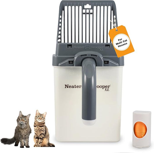 Neater Pet Brands Neater Scooper XL Cat Litter Scoop, 15 Refill Bags – by NeaterPetBrands