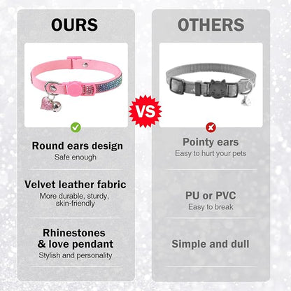 Rhinestone Cat Collar Breakaway - Image 4