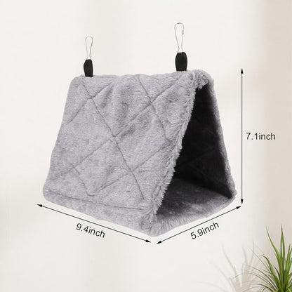Wontee Bird Nest House Warm Bird Bed Hanging Hammock Snuggle Hut - Image 5