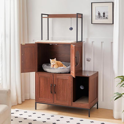 HOOBRO Litter Box Enclosure, Litter Box Furniture - Image 4
