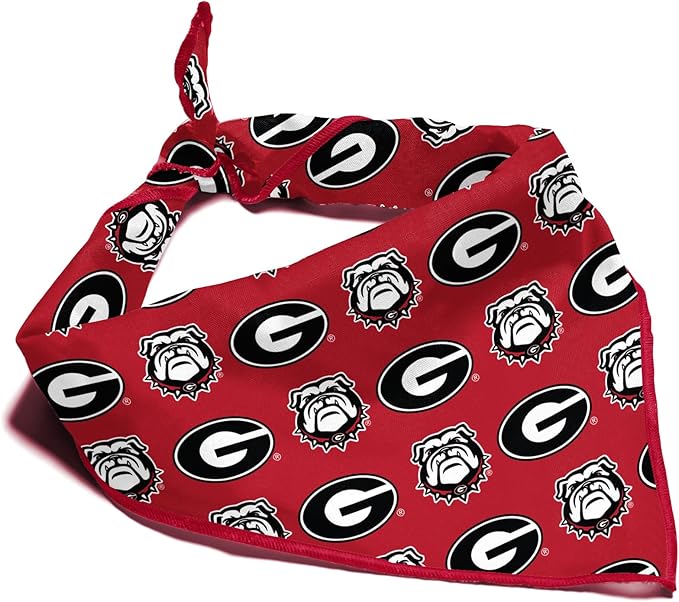 Georgia Bulldogs Officially Licensed Bandana by ShopInstaPets