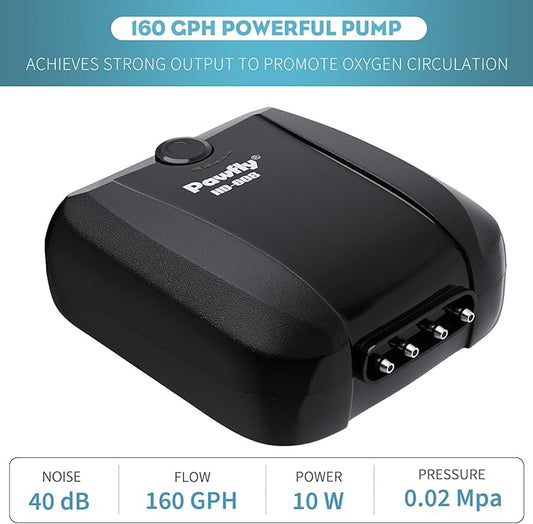 Pawfly Aquarium Air Pump Oxygen Pump - Image 2