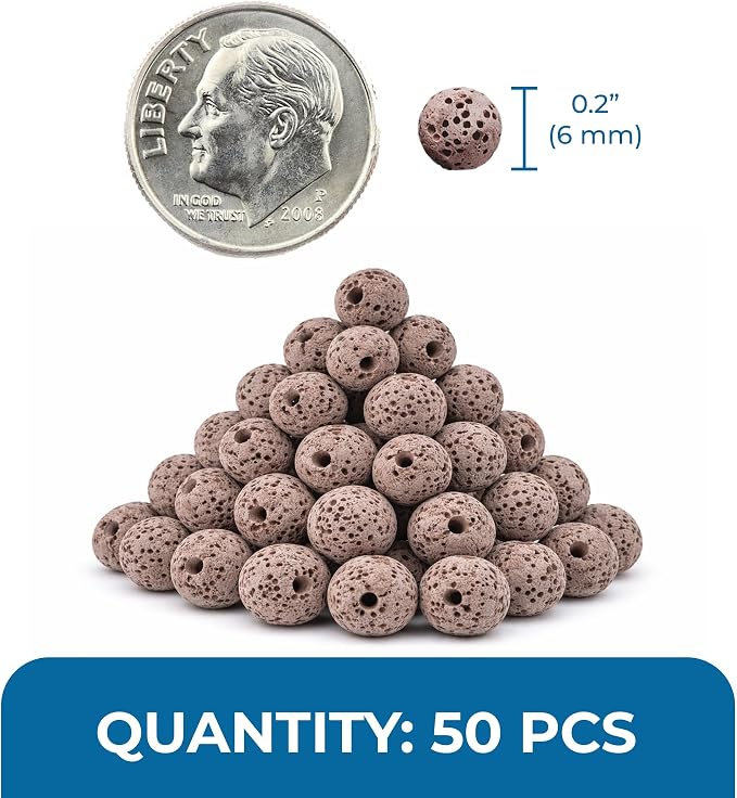 SunGrow 50 Pumice Beads for Betta Fish, Volcanic Lava Rocks for Filtration - Image 7