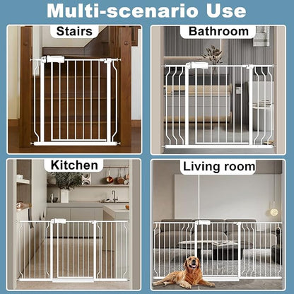 Narrow Baby Gate 24 to 29 Inch Wide Pet Gate Pressure Mounted No Drill Safety - Image 7