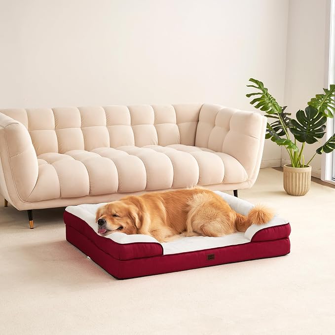 EHEYCIGA Orthopedic Dog Beds for Extra Large Dogs, Waterproof Memory Foam XL - Image 9