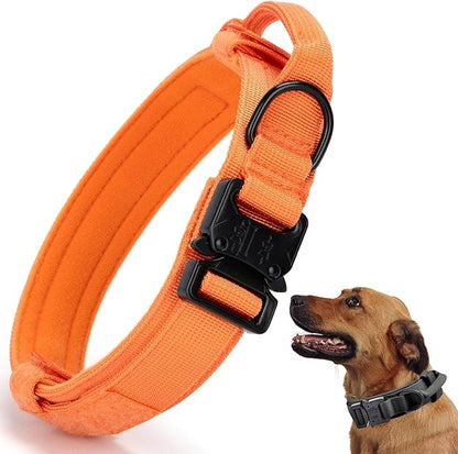 Tactical Dog Collar, Adjustable Military Training Nylon Dog Collar by CADONO
