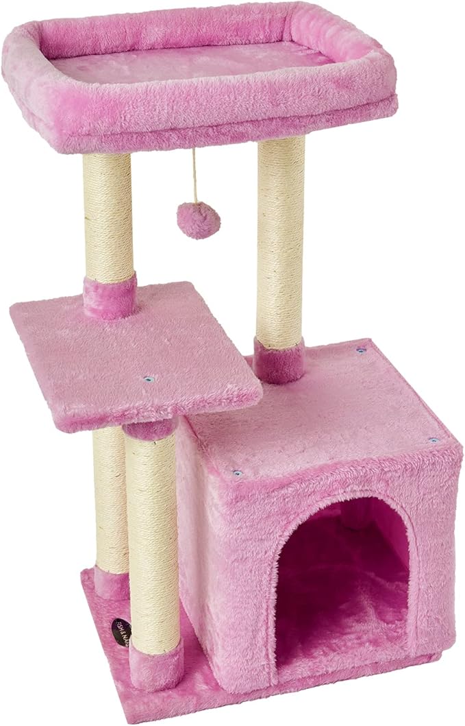 FISH&NAP Cute Cat Tree Kitten Cat Tower by FISHNAPthemeaningisthatcatliketoeatfishandhaveanaphopeyourbabylikeit