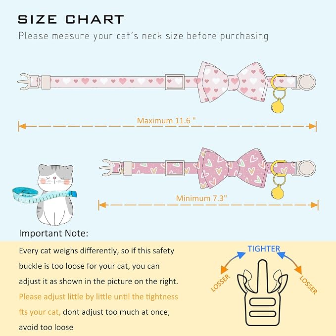 Faygarsle 2 Pack Breakaway Cat Collar - Image 2