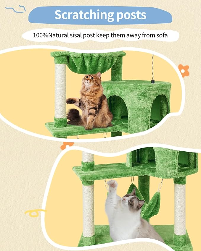 KIYUMI Cat Tree Cat Tower Condo - Image 3