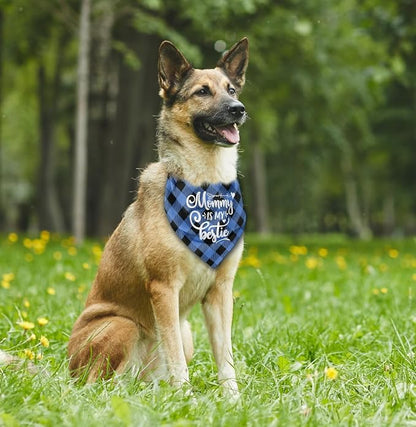 Dog Bandana, My Dad is My Hero, Dogs Scarf Classical Printing, Dogs Scarf - Image 4