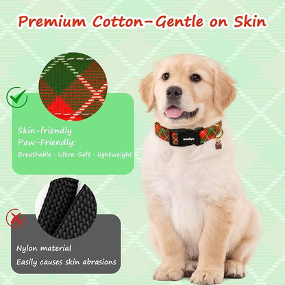 Medium Christmas Dog Collar, Adjustable Dog Christmas Collars, Cute Dog Collars - Image 4