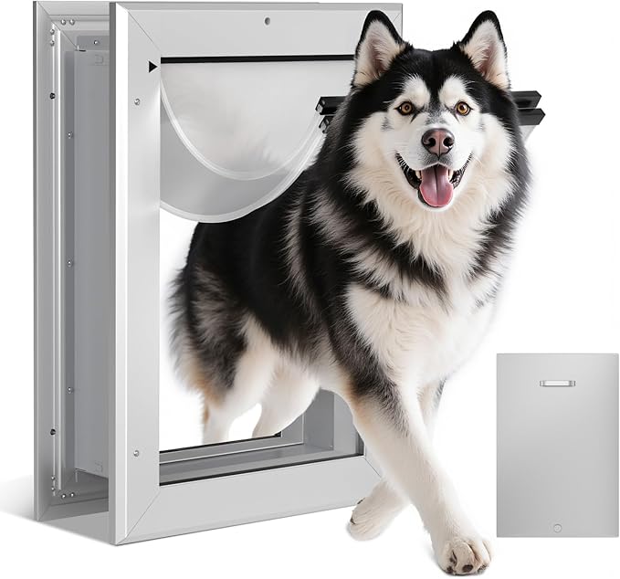 Ownpets Aluminum Large Dog Door by Ownpets