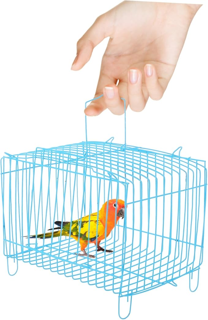 Portable Metal Bird Carrier Cage Travel Cage - Image 8