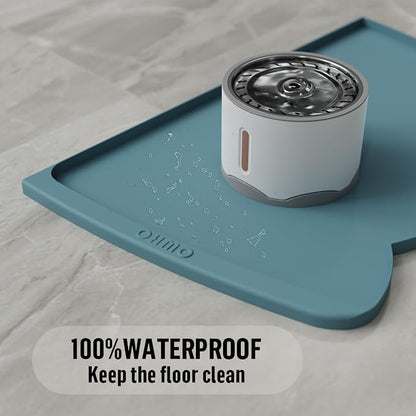 OHMO Dog Food Mat w/Residue Collection Pocket Silicone Pet Feeding Mat - Image 6
