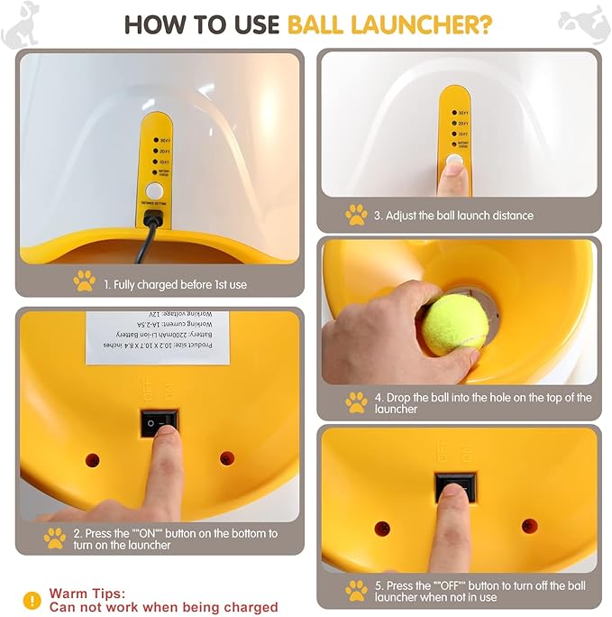 Automatic Dog Ball Launcher, Dog Ball Thrower - Image 3