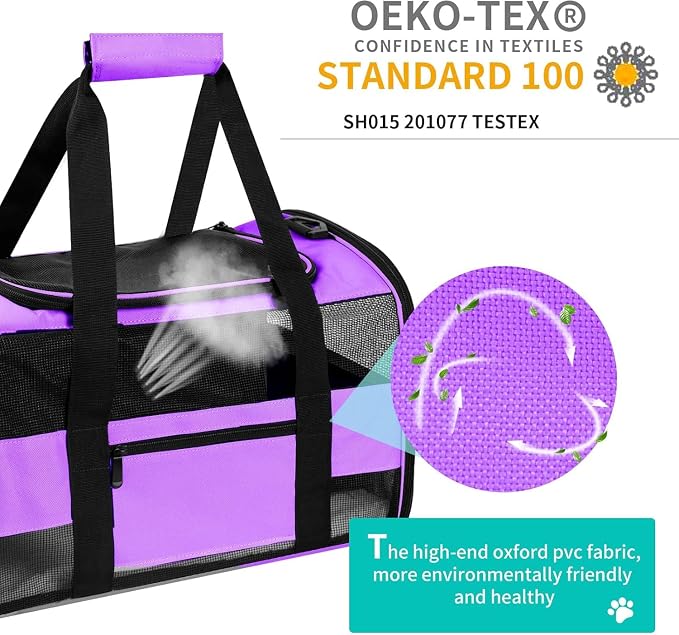 Large Airline Approved Cat Carrier Dog Carriers - Image 2