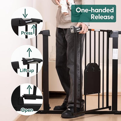 Babelio 36" Tall Auto Close Baby Gate - Image 4