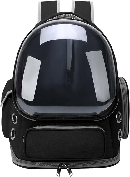 Cat Backpack Carrier for Cats and Small Dogs, Breathable Cat Bubble Backpack by GixDix