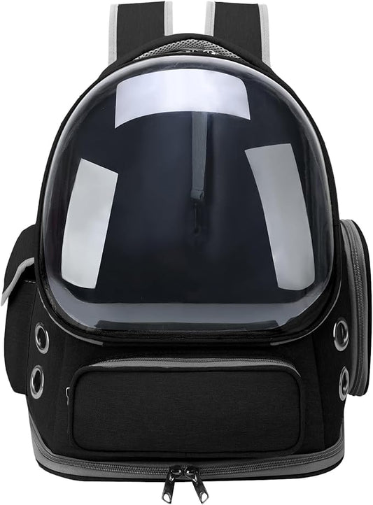 Cat Backpack Carrier for Cats and Small Dogs, Breathable Cat Bubble Backpack by GixDix