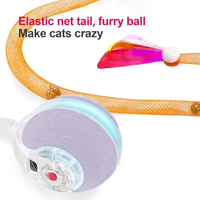 Interactive Cat Toys for Indoor Cats, The 3rd Generation Agile Moving Cat Ball - Image 4