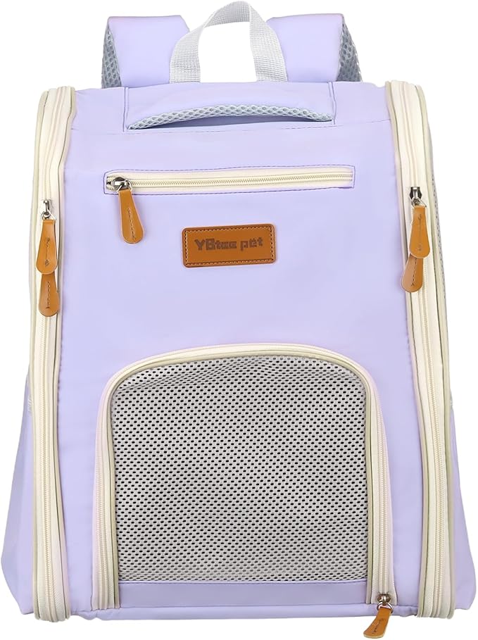 Pet Backpack Carrier, Portable and Ventilated, Oxford Cloth, Dogs Cats and by Unknown