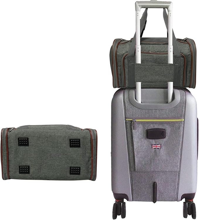 Mr. Peanut's Expandable Airline Approved Soft Sided Pet Carrier, Luxury Travel - Image 6
