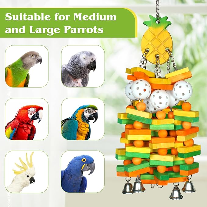 Parrot Toys 18 inches Bird Shredding Toys - Image 4