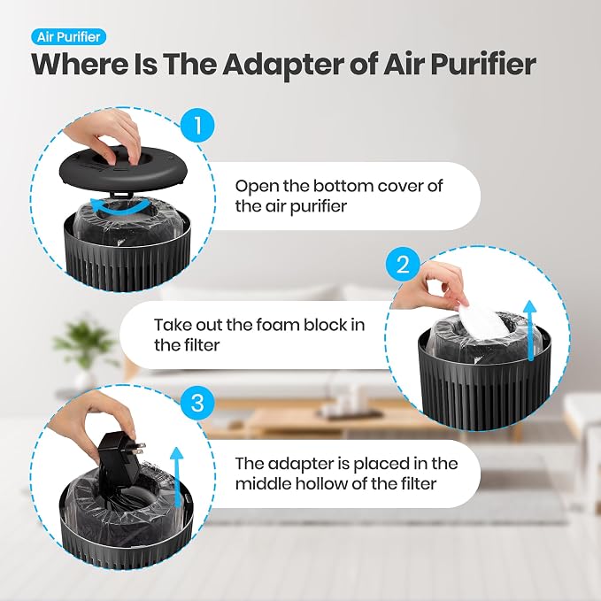 Air Purifiers for Bedroom Home for Smoke Pet Dander Odors, Air Purifier - Image 8
