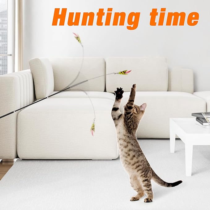 JXFUKAL Cat Feather Toy Refills - Image 5
