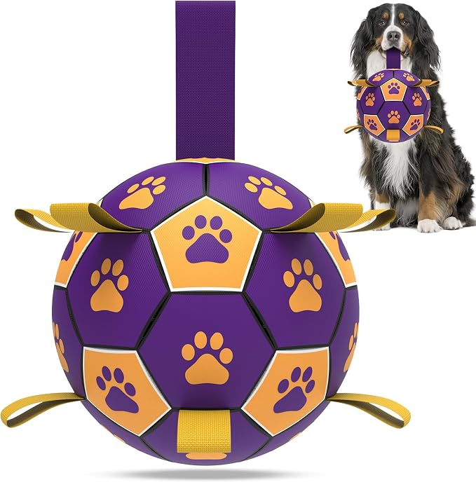 QDAN Extra Large Dog Toys Soccer Ball by QDAN
