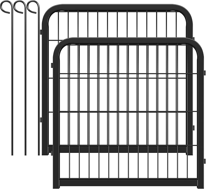 Yaheetech Dog Playpen, 24 inch 4 Panels Dog Pen - Image 5