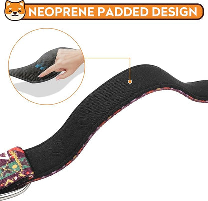 Reflective Dog Collar, Adjustable Soft Neoprene Padded Nylon Pet Collars - Image 4