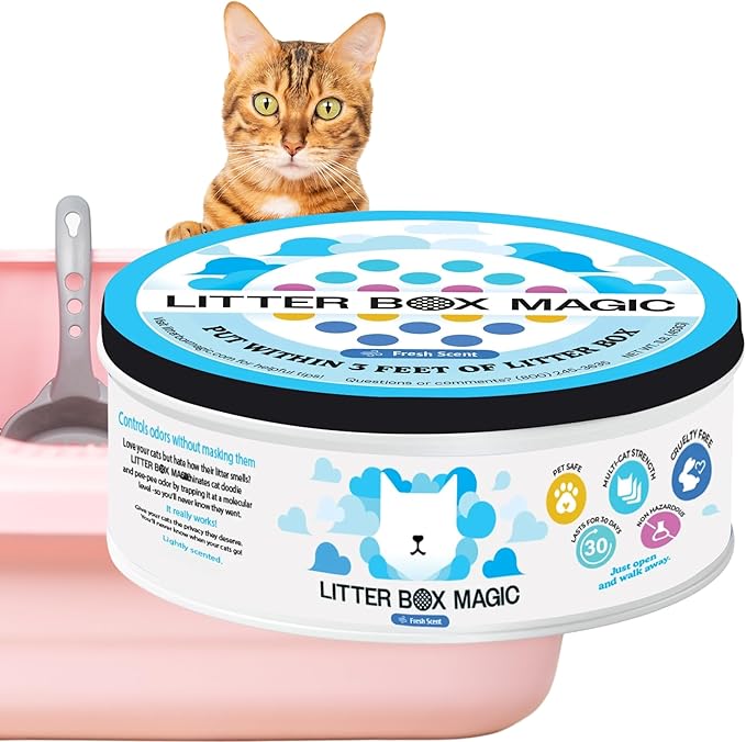 Cat Litter Deodorizer Jar by LitterBoxMagic